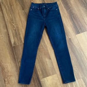 J.Crew Toothpick high rise jeans size 27